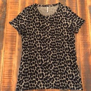Banana Republic Leopard Modal Tee